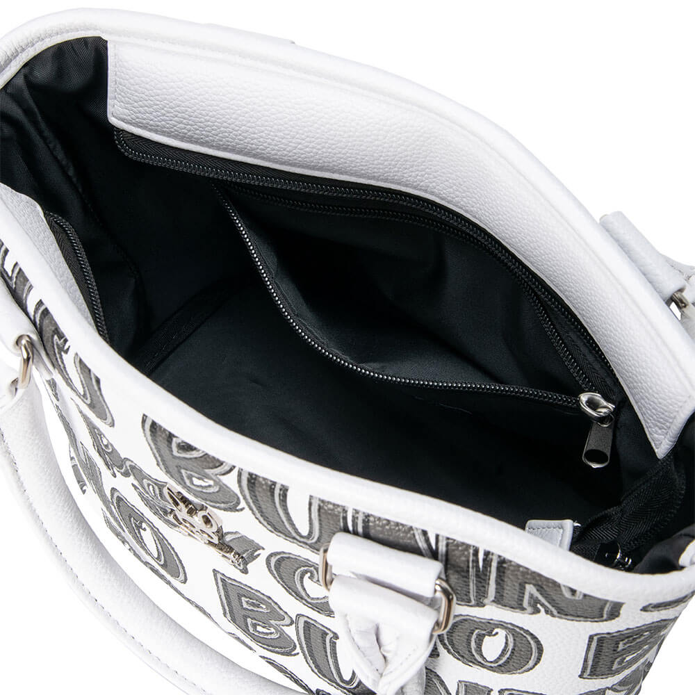 サイコバニー PsychoBunny　EXCLUSIVE EDITION ラウンドバッグ PBMG6AB2 00 ホワイト　2026年モデル ホワイト 画像3(ALT)