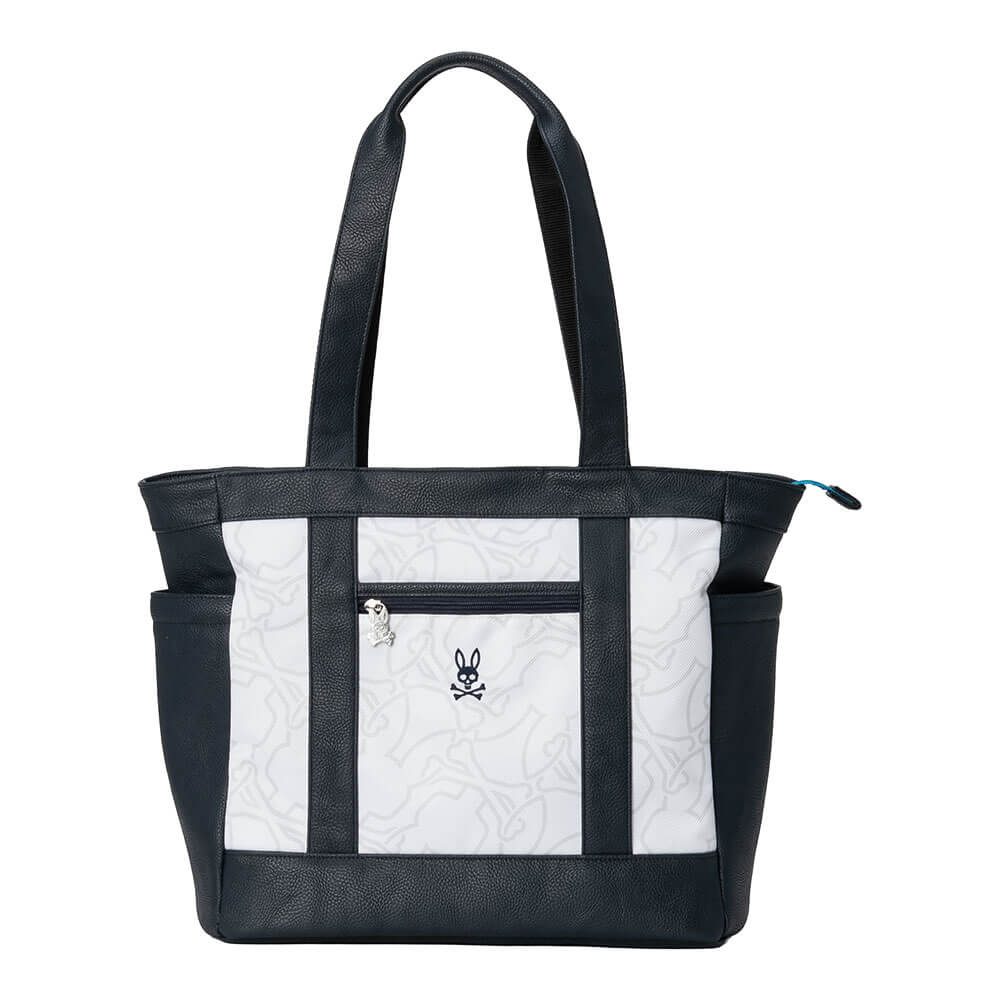 サイコバニー PsychoBunny　FLAGSHIP トートバッグ PBMG6AB5 00 ホワイト　2026年モデル ホワイト