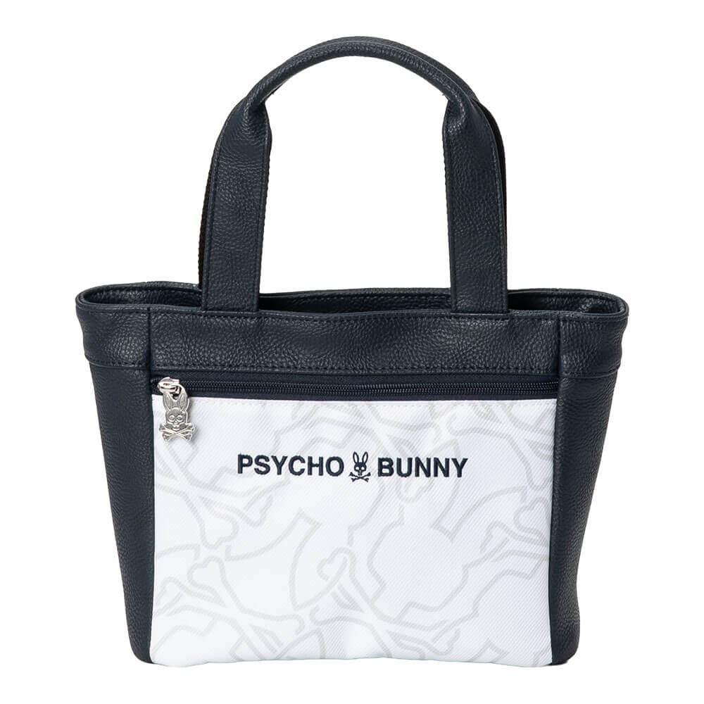 サイコバニー PsychoBunny　FLAGSHIP ラウンドバッグ PBMG6AB6 00 ホワイト　2026年モデル ホワイト