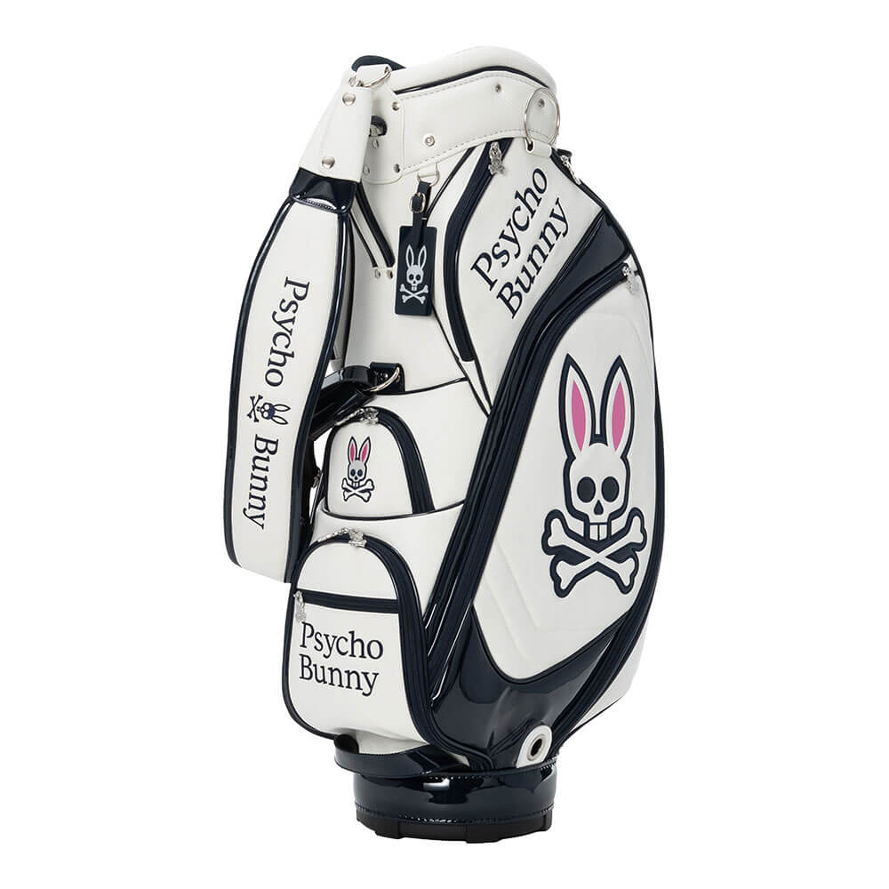 サイコバニー PsychoBunny　ORIGINAL SP カート キャディバッグ PBMG6AC1 00 ホワイト　2026年モデル ホワイト