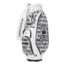 サイコバニー PsychoBunny　EXCLUSIVEEDITION カート キャディバッグ PBMG6AC2 00 ホワイト　2026年モデル