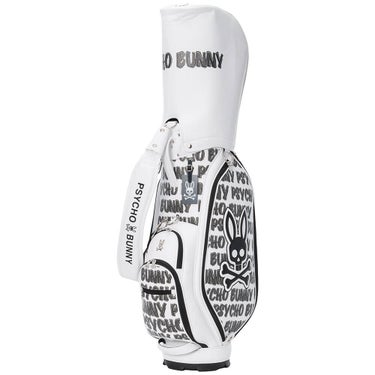 サイコバニー PsychoBunny　EXCLUSIVEEDITION カート キャディバッグ PBMG6AC2 00 ホワイト　2026年モデル ホワイト 画像2(ALT)