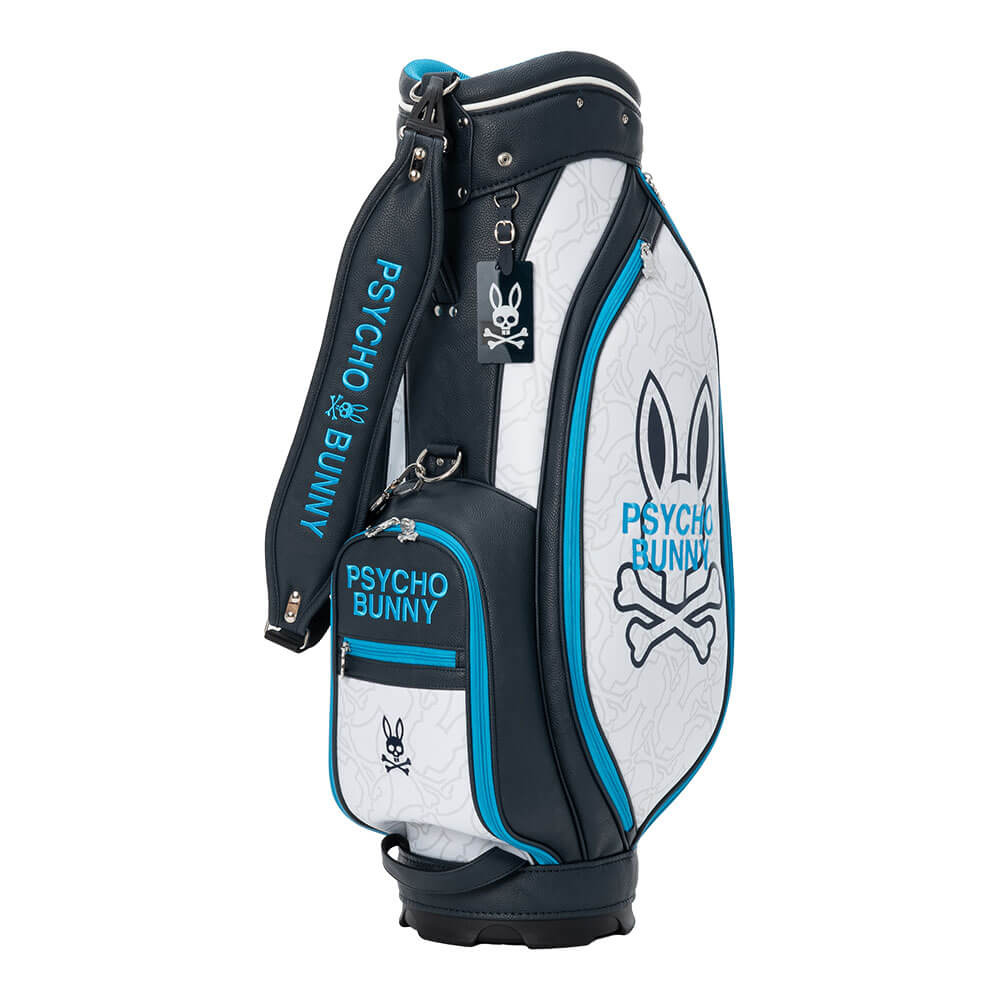 サイコバニー PsychoBunny　FLAGSHIP カート キャディバッグ PBMG6AC4 00 ホワイト　2026年モデル ホワイト