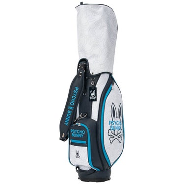 サイコバニー PsychoBunny　FLAGSHIP カート キャディバッグ PBMG6AC4 00 ホワイト　2026年モデル ホワイト 画像2(ALT)