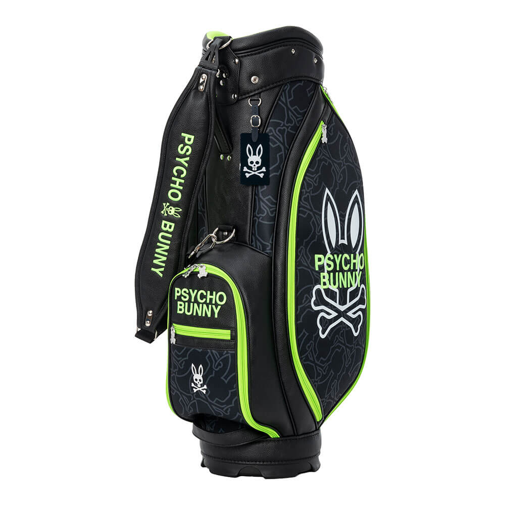 サイコバニー PsychoBunny　FLAGSHIP カート キャディバッグ PBMG6AC4 10 ブラック　2026年モデル ブラック