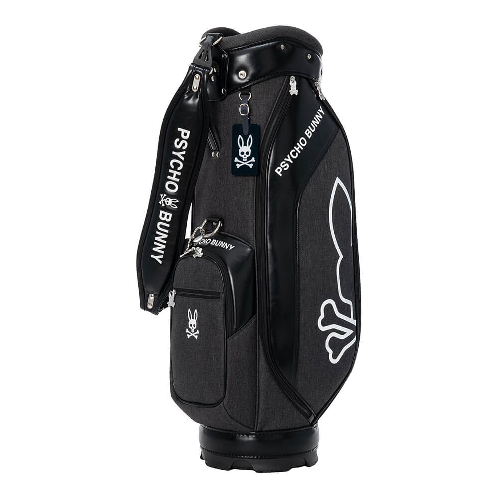 サイコバニー PsychoBunny　LPV カート キャディバッグ PBMG6AC6 10 ブラック　2026年モデル ブラック