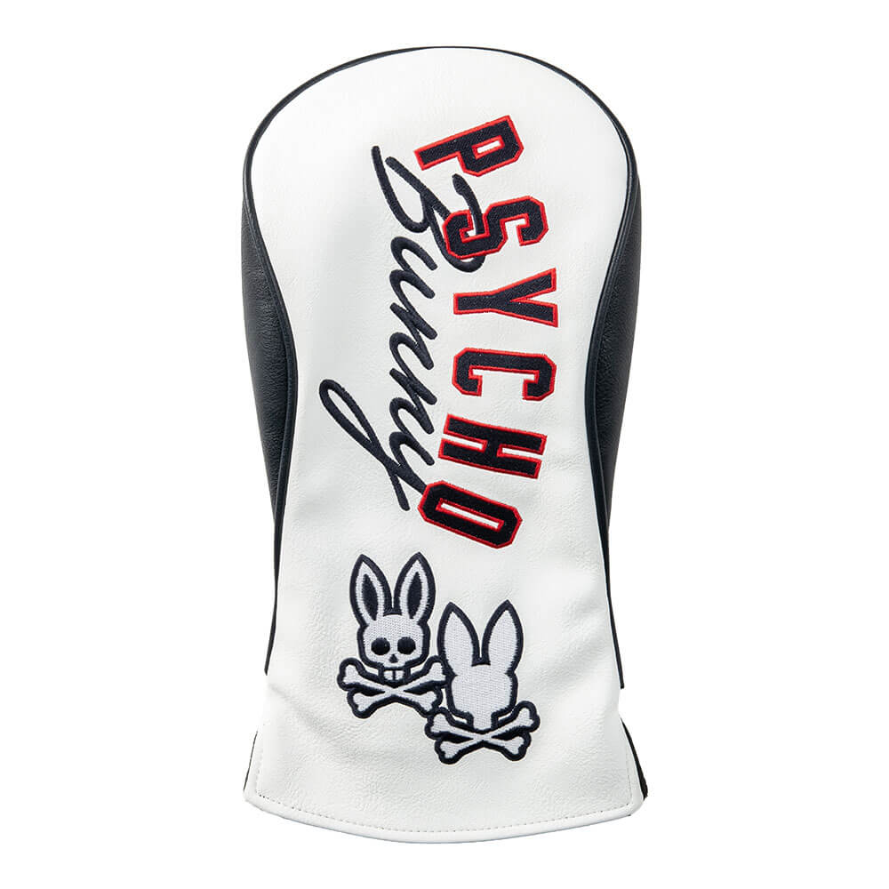 サイコバニー PsychoBunny　PU ヘッドカバー ドライバー用 PBMG6AH1 00 ホワイト　2026年モデル ホワイト