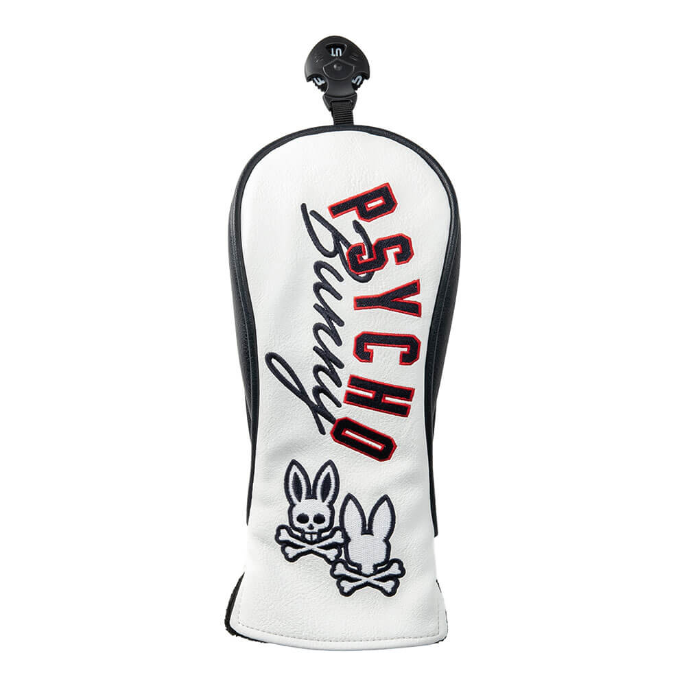 サイコバニー PsychoBunny　PU ヘッドカバー ユーティリティー用 PBMG6AH3 00 ホワイト　2026年モデル ホワイト