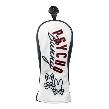 サイコバニー PsychoBunny　PU ヘッドカバー ユーティリティー用 PBMG6AH3 00 ホワイト　2026年モデル ホワイト