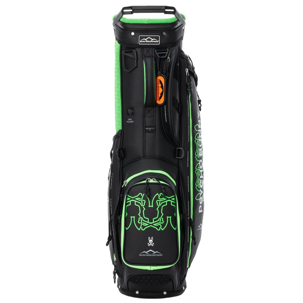 サイコバニー PsychoBunny　SUN MOUNTAIN スタンドキャディバッグ PBMG6AC7 10 ブラック　2026年モデル ブラック 画像3(ALT)