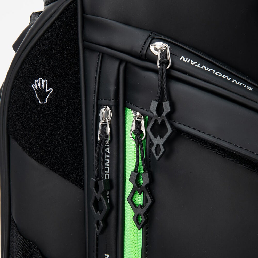 サイコバニー PsychoBunny　SUN MOUNTAIN スタンドキャディバッグ PBMG6AC7 10 ブラック　2026年モデル ブラック 画像7(ALT)