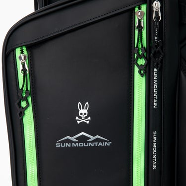 サイコバニー PsychoBunny　SUN MOUNTAIN スタンドキャディバッグ PBMG6AC7 10 ブラック　2026年モデル ブラック 画像8(ALT)