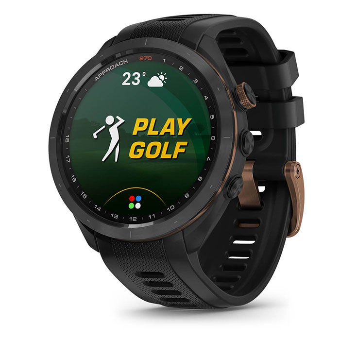 Garmin ガーミン Approach S70 47mm ブラック ブロンズ エディション 