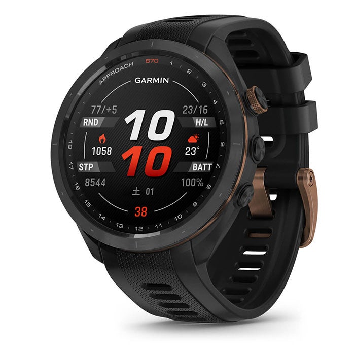 Garmin ガーミン Approach S70 47mm ブラック ブロンズ エディション 