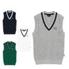 キャロウェイ Callaway　メンズ ミニケーブル編み Vネック ニットベスト C26119100　2026年モデル