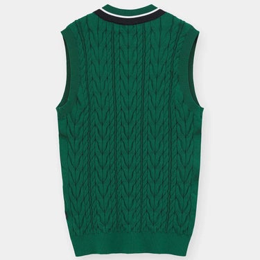 キャロウェイ Callaway　メンズ ミニケーブル編み Vネック ニットベスト C26119100　2026年モデル 画像12(ALT)