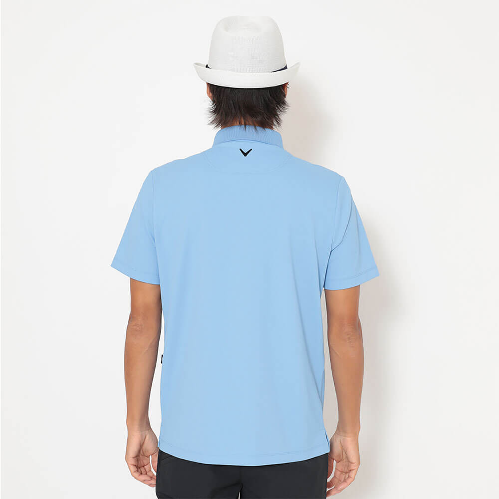 キャロウェイ Callaway　メンズ ビッグ鹿の子 台衿付き 半袖 ポロシャツ C26134100　2026年モデル 画像9(ALT)