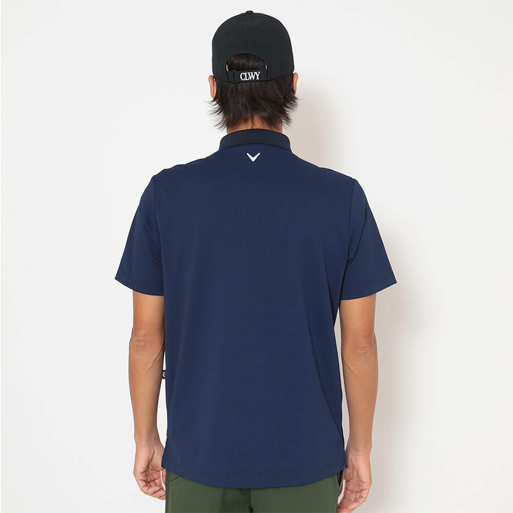 キャロウェイ Callaway　メンズ ビッグ鹿の子 台衿付き 半袖 ポロシャツ C26134100　2026年モデル 画像12(ALT)