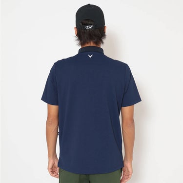 キャロウェイ Callaway　メンズ ビッグ鹿の子 台衿付き 半袖 ポロシャツ C26134100　2026年モデル 画像12(ALT)