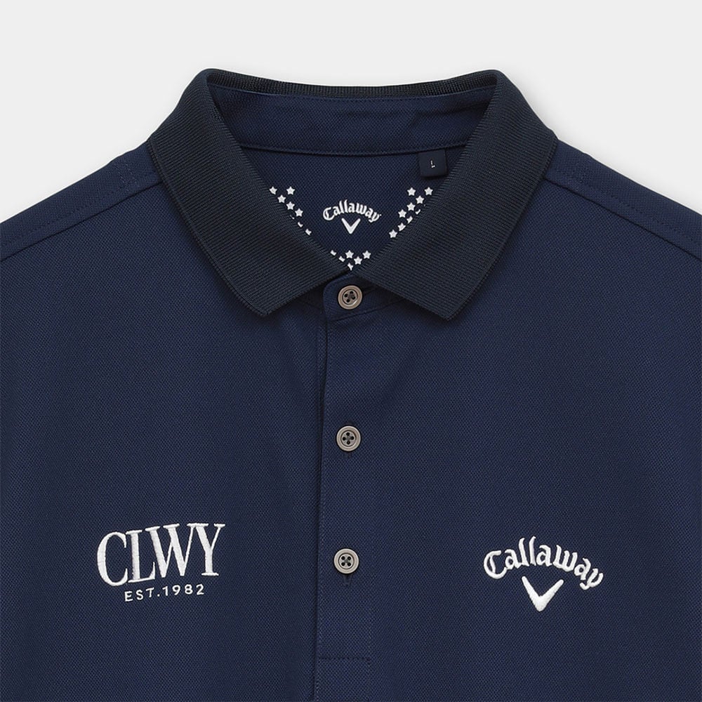 キャロウェイ Callaway　メンズ ビッグ鹿の子 台衿付き 半袖 ポロシャツ C26134100　2026年モデル 画像14(ALT)