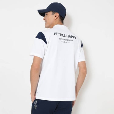 キャロウェイ Callaway　メンズ ビッグ鹿の子 バックプリント 半袖 モックネック シャツ C26134107　2026年モデル 画像6(ALT)