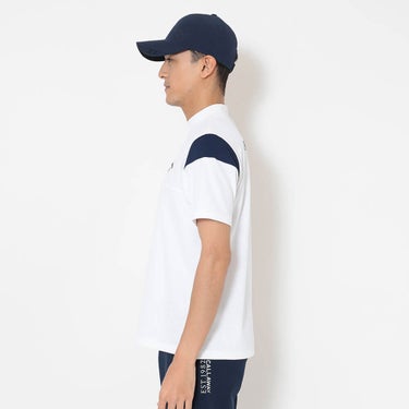 キャロウェイ Callaway　メンズ ビッグ鹿の子 バックプリント 半袖 モックネック シャツ C26134107　2026年モデル 画像7(ALT)