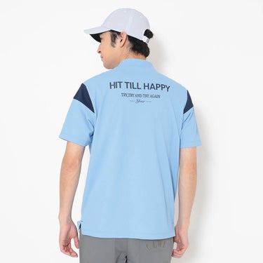 キャロウェイ Callaway　メンズ ビッグ鹿の子 バックプリント 半袖 モックネック シャツ C26134107　2026年モデル 画像11(ALT)