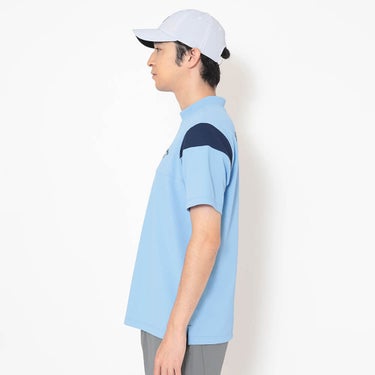 キャロウェイ Callaway　メンズ ビッグ鹿の子 バックプリント 半袖 モックネック シャツ C26134107　2026年モデル 画像12(ALT)