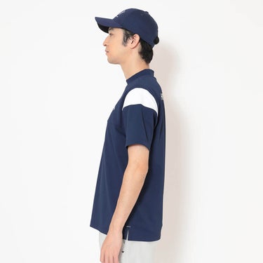 キャロウェイ Callaway　メンズ ビッグ鹿の子 バックプリント 半袖 モックネック シャツ C26134107　2026年モデル 画像15(ALT)