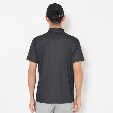 キャロウェイ Callaway　メンズ -3℃裏クール 総柄 ボタンダウン 半袖 ポロシャツ C26134109　2026年モデル 画像3(ALT)