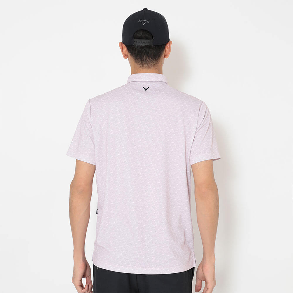 キャロウェイ Callaway　メンズ -3℃裏クール 総柄 ボタンダウン 半袖 ポロシャツ C26134109　2026年モデル 画像9(ALT)