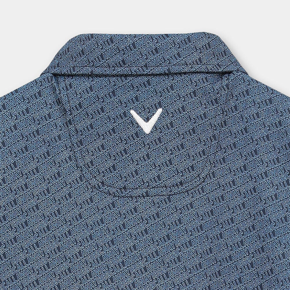 キャロウェイ Callaway　メンズ -3℃裏クール 総柄 ボタンダウン 半袖 ポロシャツ C26134109　2026年モデル 画像15(ALT)