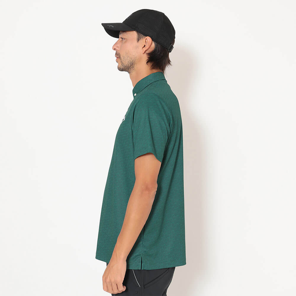 キャロウェイ Callaway　メンズ -3℃裏クール 総柄 ボタンダウン 半袖 ポロシャツ C26134109　2026年モデル 画像19(ALT)