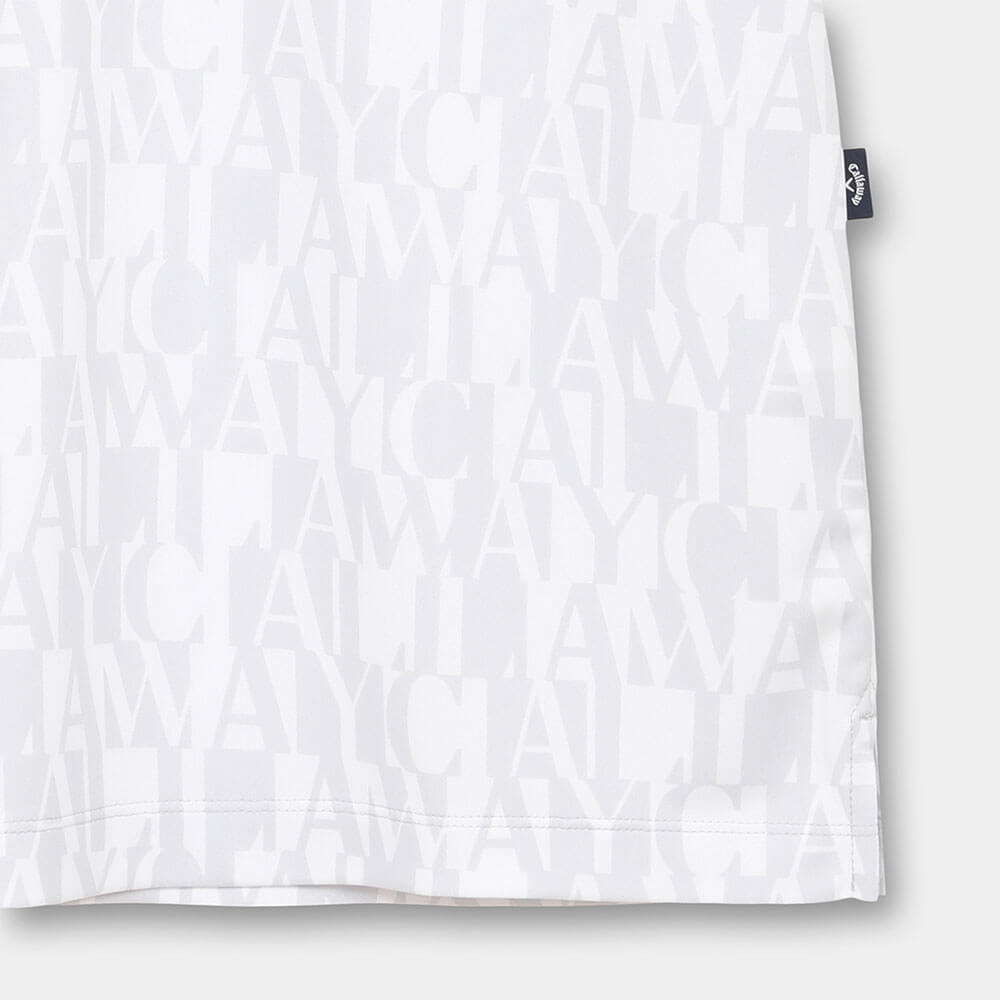 キャロウェイ Callaway　メンズ ミニ鹿の子 ロゴ総柄 半袖 ポロシャツ C26134110　2026年モデル 画像9(ALT)