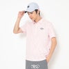 キャロウェイ Callaway　メンズ ミニ鹿の子 ロゴ総柄 半袖 ポロシャツ C26134110　2026年モデル 画像10(ALT)
