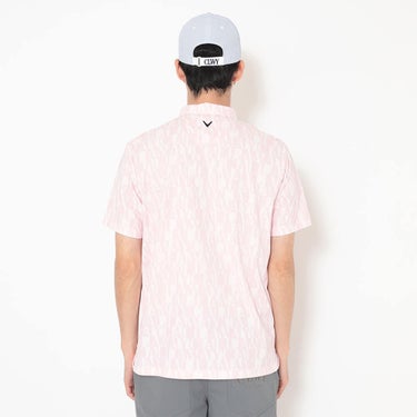 キャロウェイ Callaway　メンズ ミニ鹿の子 ロゴ総柄 半袖 ポロシャツ C26134110　2026年モデル 画像11(ALT)