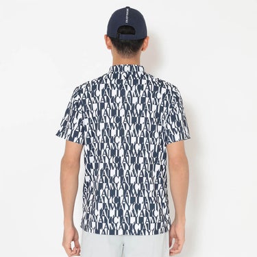 キャロウェイ Callaway　メンズ ミニ鹿の子 ロゴ総柄 半袖 ポロシャツ C26134110　2026年モデル 画像14(ALT)