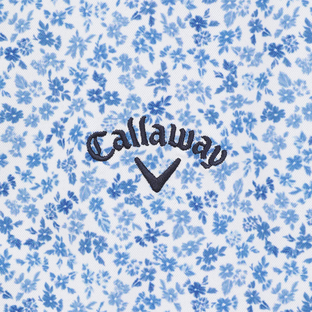 キャロウェイ Callaway　メンズ ミニ鹿の子 小花総柄 半袖 ポロシャツ C26134112　2026年モデル 画像11(ALT)