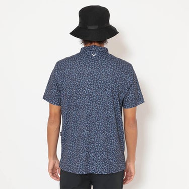 キャロウェイ Callaway　メンズ ミニ鹿の子 小花総柄 半袖 ポロシャツ C26134112　2026年モデル 画像14(ALT)