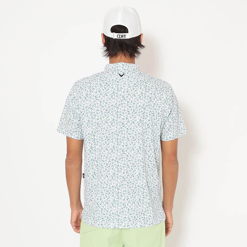 キャロウェイ Callaway　メンズ ミニ鹿の子 小花総柄 半袖 ポロシャツ C26134112　2026年モデル 画像17(ALT)