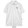 キャロウェイ Callaway　メンズ ヤシの木柄 同色ジャカード 半袖 ポロシャツ C26134115　2026年モデル 画像8(ALT)