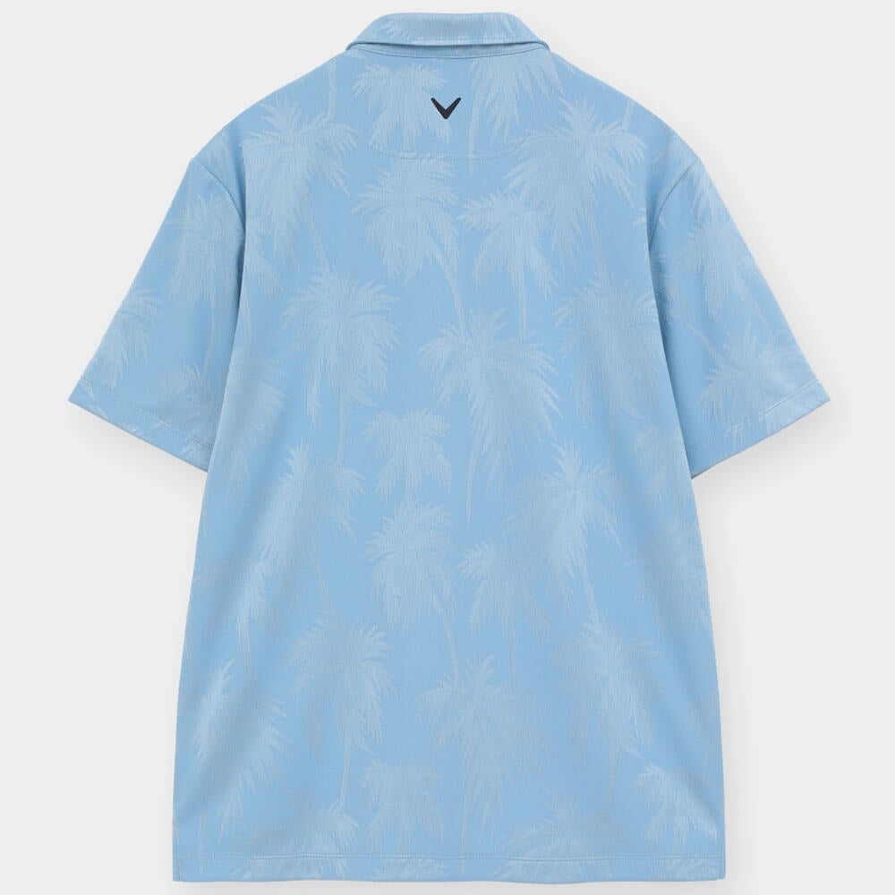 キャロウェイ Callaway　メンズ ヤシの木柄 同色ジャカード 半袖 ポロシャツ C26134115　2026年モデル 画像11(ALT)