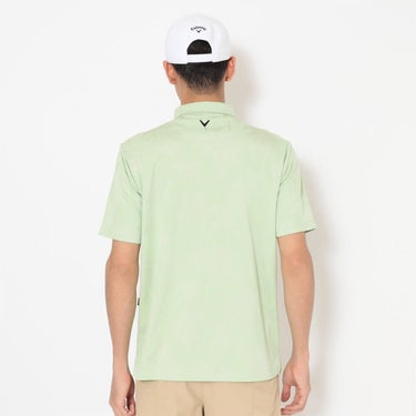 キャロウェイ Callaway　メンズ ヤシの木柄 同色ジャカード 半袖 ポロシャツ C26134115　2026年モデル 画像13(ALT)