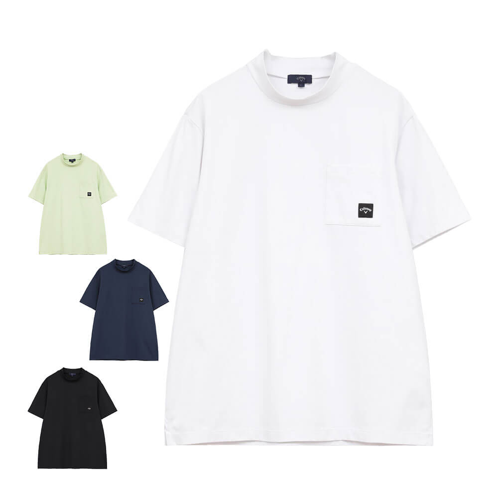 キャロウェイ Callaway　メンズ -3℃裏クール リラックス 半袖 モックネック シャツ C26134120　2026年モデル