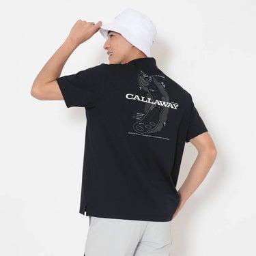 キャロウェイ Callaway　メンズ -3℃裏クール リラックス 半袖 モックネック シャツ C26134120　2026年モデル 画像3(ALT)
