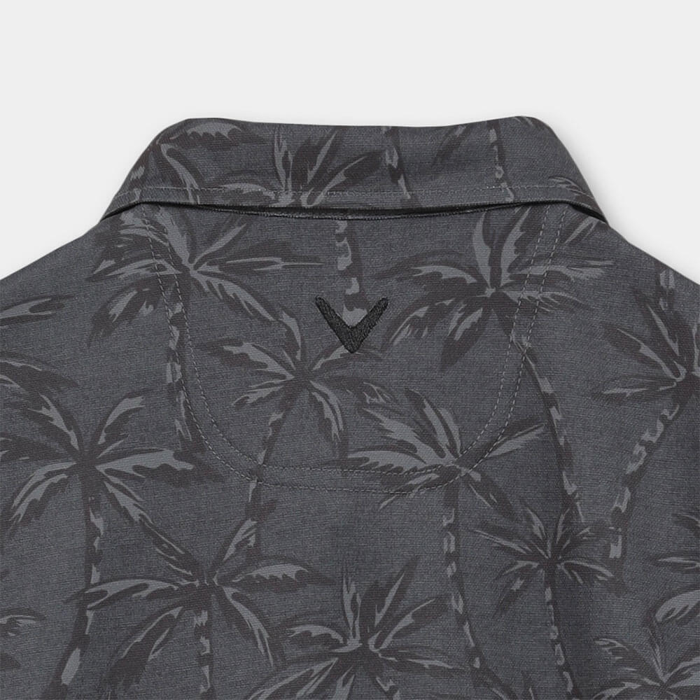キャロウェイ Callaway　メンズ -3℃裏クール ヤシの木総柄 半袖 ポロシャツ C26134121　2026年モデル 画像6(ALT)