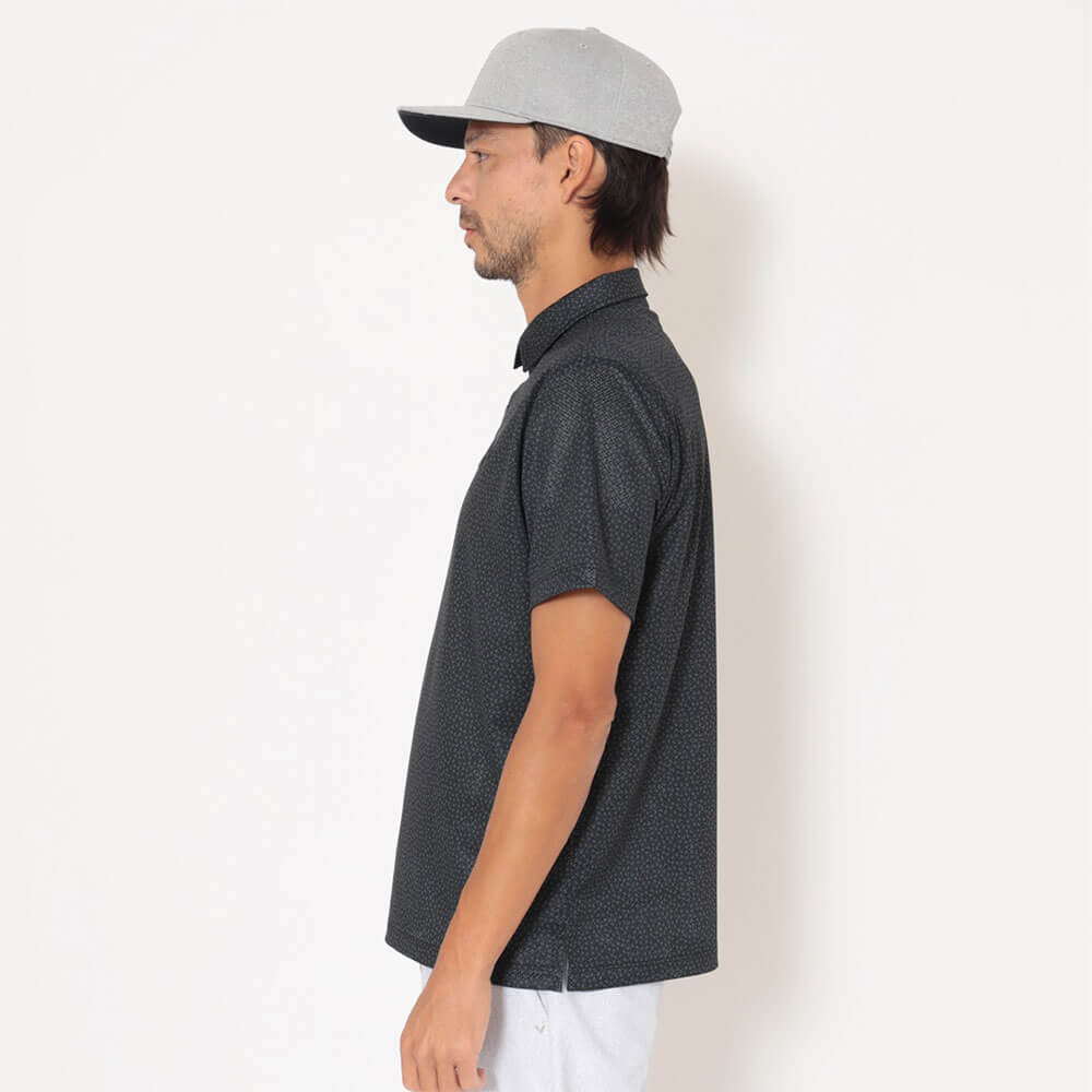 キャロウェイ Callaway　メンズ かざあなメッシュ 小ヤシの木総柄 半袖 ポロシャツ C26134125　2026年モデル 画像4(ALT)