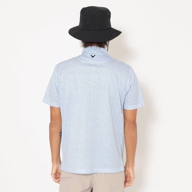 キャロウェイ Callaway　メンズ かざあなメッシュ 小ヤシの木総柄 半袖 ポロシャツ C26134125　2026年モデル 画像9(ALT)