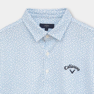 キャロウェイ Callaway　メンズ かざあなメッシュ 小ヤシの木総柄 半袖 ポロシャツ C26134125　2026年モデル 画像11(ALT)