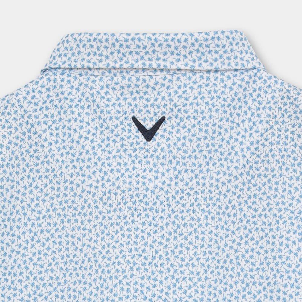 キャロウェイ Callaway　メンズ かざあなメッシュ 小ヤシの木総柄 半袖 ポロシャツ C26134125　2026年モデル 画像12(ALT)